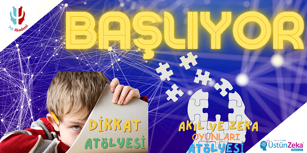 Akıl, Zeka Oyunları ve Dikkat Geliştirme Atölyeleri